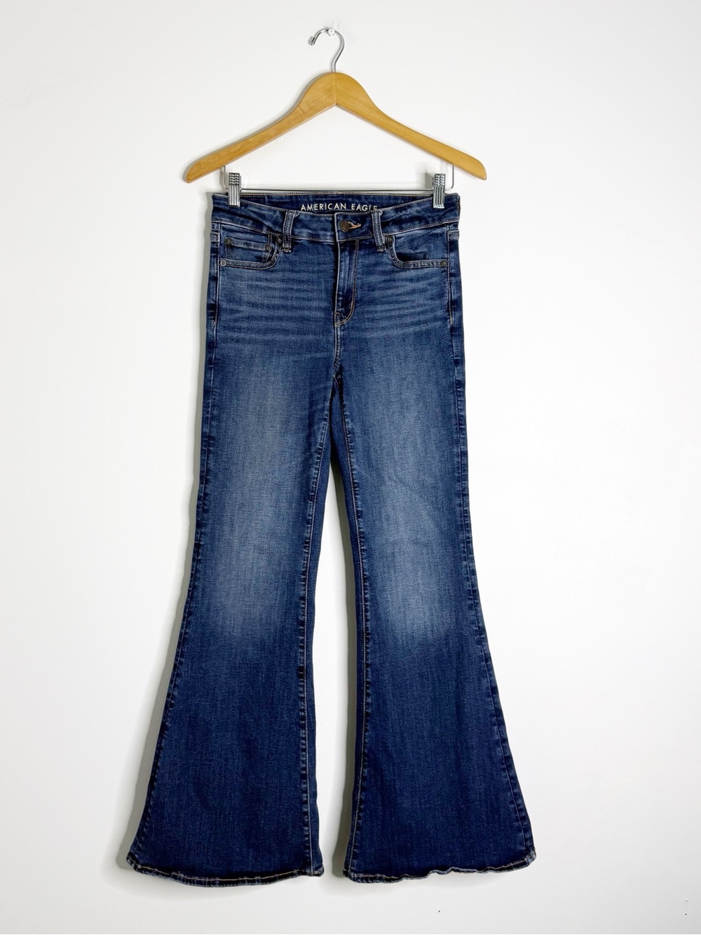 American Eagle Festival Flare Jeans Size 4 Regular Next Level Stretch